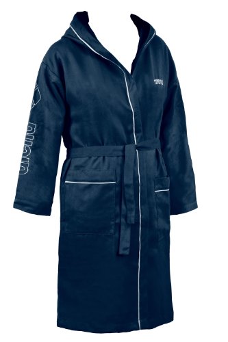 Arena Uni Bademantel Zoffy, navy,white, M, 50362