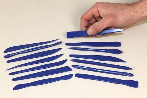 14 Piece Clay Plastic Modelling Set by SCARVA