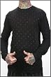 Lost REPEATARD Mens Long Sleeve Thermal Shirt in Black