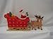 Kitchen & Housewares : Santa & Sleigh Wooden Advent Calendar
