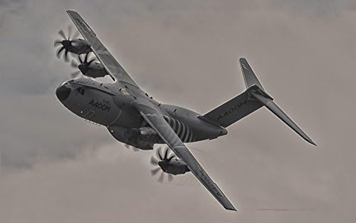 YYH Living room bedroom home wall decoration fabric poster a400m four engine turboprop military transport aircraft