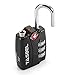 Tasbel TSA Lock Heavy Duty Luggage Combination Locks for Travel with Sturdy Shackle - Lock Alert - Theft Protection