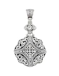 CleverEve Designer Series 16.70 grams Filigree Fashion Pendant 58.50 x 33mm