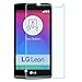 LG Leon / LG Tribute 2 Tempered Glass Screen Protector, LUXCA [0.3mm] 99% Accurate, Anti-Fingerprint, Bubble Free Ultra-clear [Tempered Glass] Screen Protector for LG Leon / LG Tribute 2
