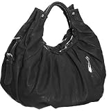 Black ''Nancy'' Convertible Crossbody Hobo