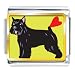 Bouvier Dog Photo Italian Charm Bracelet