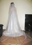 1T Cathedral Wedding Bridal Veil Satin Edge