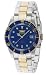 MEN'S AUTOMATIC 26-JEWEL 2-TONE DIVE WATCH COIN BEZEL BLUE DIAL 9938C