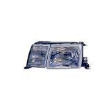 1993-1994 Lexus LS400 Headlights with Side Markers (Chrome) by Matrix