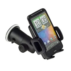 DESIGN KFZ Halter ***VIBRATIONSFREI*** KFZ Halterung 360 grad drehbar und schwenkbar f�r Ihr HTC Desire HD / HTC One X / HTC One V / HTC One S KFZ Halter Autohalterung + Kfz Ladekabel MIT AUFROLLFUNKTION 12- 24 V f�r Ihr HTC Desire HD / HTC One X / HTC One V / HTC One S + Sportliche Oberarmtasche aus Neopren + Original YAYAGO Schl�sselband