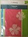 Tropical Flower Tablecloth with Bright Pink, Green, Blue and Orange 52x In. 70 In.