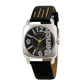 Bench Ladies Black Sunray Dial Watch With Black Strap