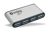 Review Sandberg 135-53 / Sandberg USB 2 Hub AluLine 4port