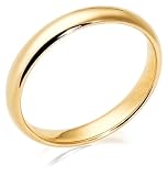 10k Yellow Gold 3mm Traditional Women's Wedding Band