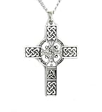 Celtic Cross Necklace Nordic Warrior Pendant Sheamus