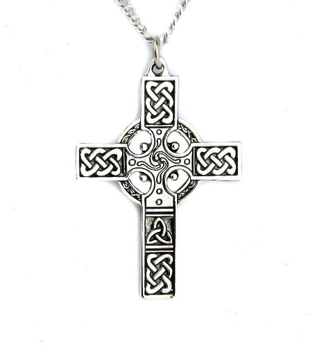 Celtic Cross Necklace Nordic Warrior Pendant Sheamus