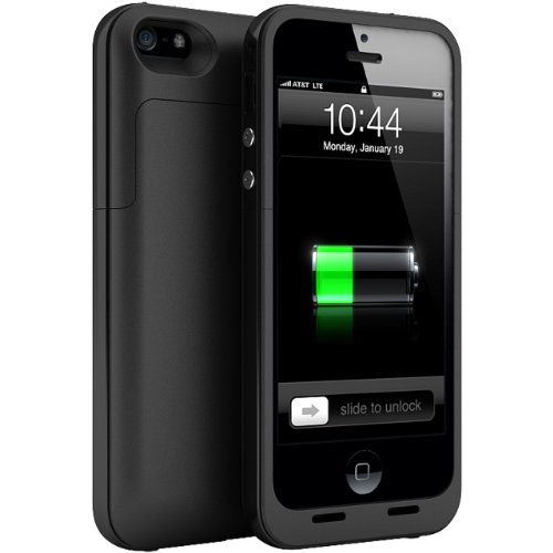 Maxboost Defender Air External Protective iPhone 5 Battery Case - Matte Black , Fits All Versions of iPhone 5 - Lightning Connector Output, MicroUSB Input Maxboost Defender Air External Protective iPhone 5 Battery Case - Matte Black , Fits All Versions of iPhone 5 - Lightning Connector Output, MicroUSB Input