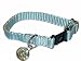Sandia Pet Products Ice Blue Ferret Collar with Bell - adjustable 4 to 8 inches