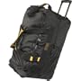 A. Saks EXPANDABLE 25 Rolling Trolley Duffel - Black