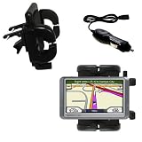 Garmin Nuvi 255W Auto Vent Holder with Car Charger - Uses Gomadic TipExchange