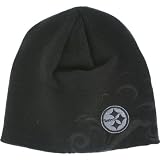 Pittsburgh Steelers Black Tonal Filigree Cuffless Knit Cap