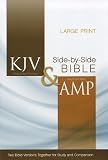 KJV and Amplified Side-by-Side Bible, Large Print