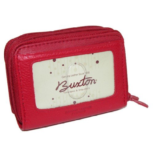 Buxton Wizard Wallet for Women (Red)