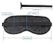 MSSilk Sleep Eye Mask- Smoothing Mulberry Silk- Adjustable Elastic Strap- Lightweight- with A Bonus Pair of Earplug in a Carry Pouch (Red Eyelashes)