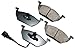 Akebono EUR768A Euro Ultra Premium Ceramic Disc Brake Pad Kit