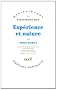 Exp�rience et nature
