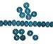 Turquoise Faceted Disc Rondelle Beads Natural Genuine 6mm (Qty=12)