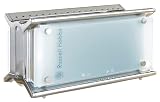 Russell Hobbs 13361 Glass 4 Slice Toaster with long slots, variable browning and frozen, cancel and reheat functions