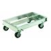 Magline CDC2442 Aluminum Castered Dollies, 2000lbs Capacity, 36" Length x 21" Width x 10" Height