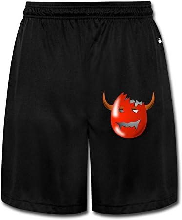 SDUNK Men's Red Easter With Horn Performance Shirt Take Part In Sports Training, Soccer Shorts M