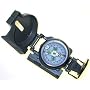 Military Style Lensatic Marching Compass With Pouch