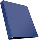 Avery Economy Binder with 1 Inch Round Ring, Blue, 1 Binder (3300)