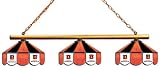 NFL Cincinnati Bengals Three Shade Stained Glass Billiard Table Lamp