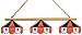 Imperial Cincinnati Bengals Licensed Three Shade Stained Glass Billiard Table Lamp