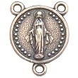 Miraculous medal center-meduim-O.L. Grace - Pewter (1.3 cm-0.5")