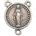 Miraculous medal center-meduim-O.L. Grace - Pewter (1.3 cm-0.5")