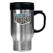 Kansas City Wizards MLS 16oz Stainless Steel Travel Mug - Primary Team Logo