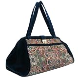 Offhand Designs Zhivago Weekender Paisley Pomegranate Handbag