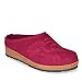 Haflinger Women's GZF Grizzly Clog with Flower Embroidery