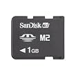 Sandisk Memory Stick Micro (M2) 1GB SDMSM2-1024-A10AM (Retail Package)