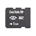 Sandisk Memory Stick Micro (M2) 1GB SDMSM2-1024-A10AM (Retail Package)