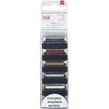 American Crafts - Mini Pigment Ink Pad Set - 6 Pack - Christmas