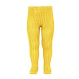 コンドル Condor 子供タイツ リブタイツ(全65色)  Yellow(イエロー) 0(0~1歳)