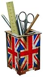 Produkt-Bild: Werkhaus - Twin Box, Stiftek&ouml;cher oder Spardose, Motiv: Flagge England, Ma&szlig;e: 10,5x8x8cm (PP1848)