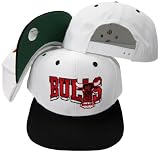 Chicago Bulls White/Black Two Tone Snapback Adjustable Plastic Snap Back Hat / Cap