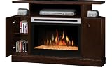 41gZdIa28GL. SL160  Dimplex Cheshire Media Console with 25 Inch Self trimming Electric Firebox, Mocha, DFP25 M1013